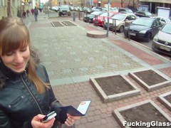 TubeHardcore presents: Fucking glasses - wannabe model gets fucked