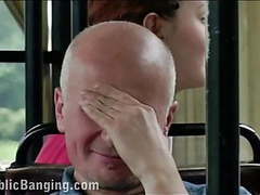 TubeHardcore presents: Public sex in a city bus