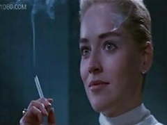 TubeHardcore presents: Celeb sharon stone flashing her pussy