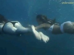 TubeHardcore presents: Bikini girls filmed underwater in the ocean