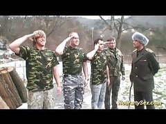 TubeHardcore presents: Military girl gets fucked by her team