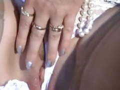 TubeHardcore presents: Mature mom upskirt, flashing, fingering smooth shaved pussy