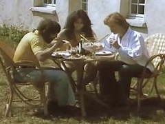 TubeHardcore presents: Les obsedees 1977 (cuckold, dped, threesome scenes)