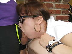 TubeHardcore presents: Chelsy sun is the naughty secretary (french amateur glasses)