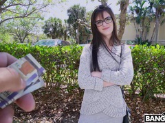 TubeHardcore presents: Shy girl with glasses gets fucked balls deep in doggy - piper june, Couple, Hardcore, Reality, Car Fucking, Money, Brunettes, Long Hair, Blowjob, Doggystyle, Clothed Sex, Skinny