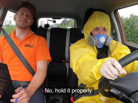 TubeHardcore presents: Driving instructor fucks orgasmic pussy of skinny czech lexi dona