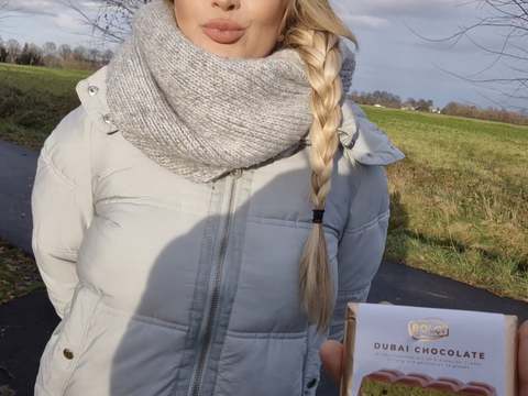 TubeHardcore presents: I blow and fuck a stranger for the last dubai chocolate from the discount store - risky public sex - litclit