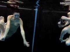 TubeHardcore presents: Skinny teens swim in the deep pool naked