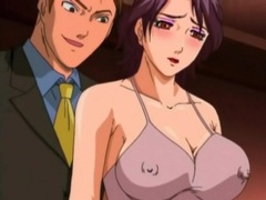 TubeHardcore presents: Business men fuck a busty anime prostitute