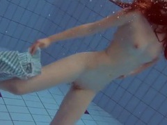 TubeHardcore presents: Striped one piece swimsuit on a hot teen