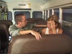 TubeHardcore presents: Having sex with a schoolgirl on the bus