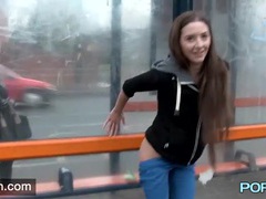 TubeHardcore presents: Beautiful girl has fun playing in public