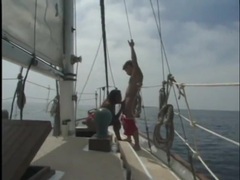 TubeHardcore presents: Interracial on a boat with a beautiful black girl